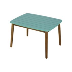 Table de jardin pour enfant en acacia bleu L.80 cm - GOZO de MYLIA