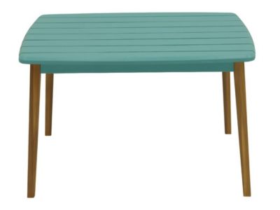 Table de jardin pour enfant en acacia bleu L.80 cm - GOZO de MYLIA