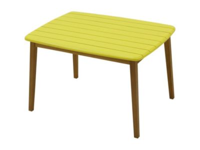 Table de jardin pour enfant en acacia jaune L.80 cm - GOZO de MYLIA