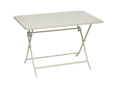 Table de jardin rectangle Greensboro 110 x 70 cm Argile - Hespéride