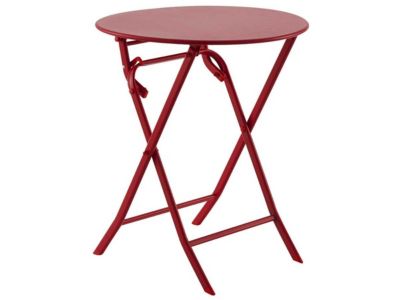 Table de jardin ronde Greensboro diamètre 60 cm Groseille - Hespéride