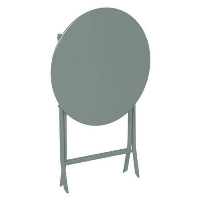 Table de jardin ronde Greensboro diamètre 60 cm Olive - Hespéride