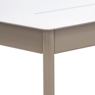 Table de jardin Santa Cruz 8-10 Personnes GoodHome en aluminium coloris Peyote