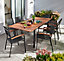Table de jardin Toscana 180 x 99 cm