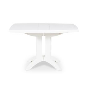 Table de jardin Vega 118 x 77 cm blanc