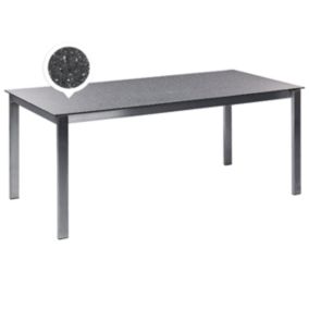 Table de jardin Verre Noir COSOLETO