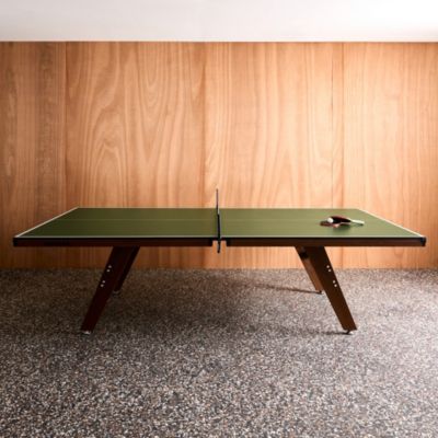 Table De Ping-pong Pliable 152x76 Cm – 2 Raquettes, 3 Balles, Filet Inclus – Pour Maison, Camping, Déplacements – Bleue