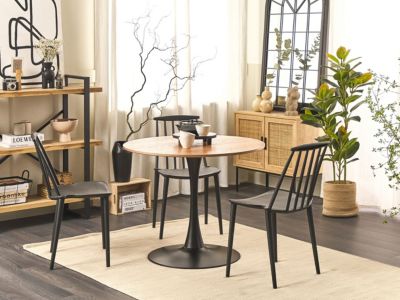 Table de repas BOCA Frêne clair 90 cm 90 cm