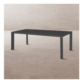 Table de repas en Aluminium Gris Anthracite 240 cm - NIHOA