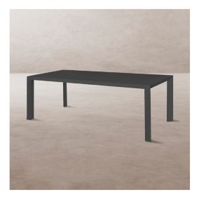 Table de repas en Aluminium Gris Anthracite 240 cm - NIHOA