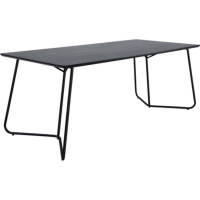 Table de repas en MDF et acier Pippi Noir