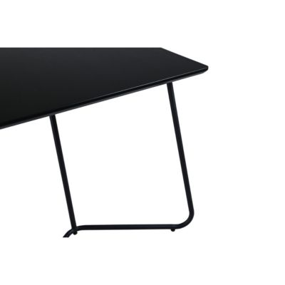 Table de repas en MDF et acier Pippi Noir