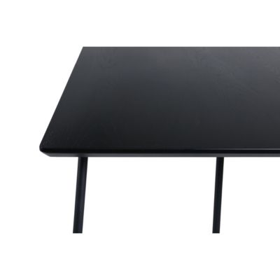 Table de repas en MDF et acier Pippi Noir