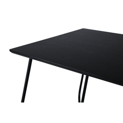 Table de repas en MDF et acier Pippi Noir
