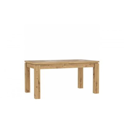 Table de repas extensible 160 à 207 cm décor bois clair - ALIA