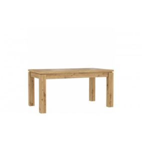 Table de repas extensible 160 à 207 cm décor bois clair - ALIA