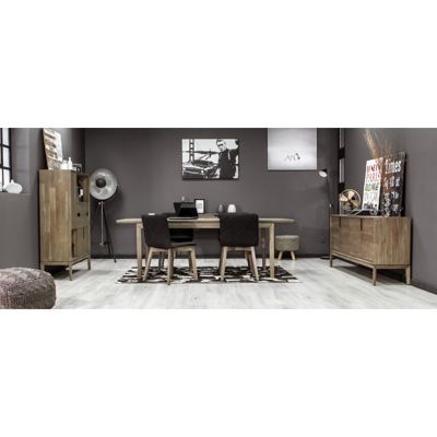 Table de repas extensible en bois design 180-230 cm - KASSIA