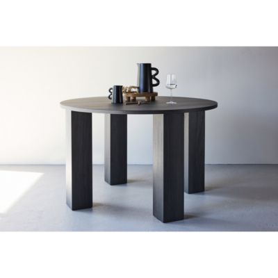 Table de repas ronde en MDF Juno 120x75 cm