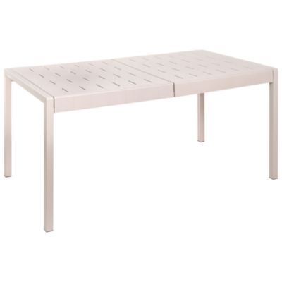 Table de salle à manger de jardin BARTICA 154 cm 84 cm Beige