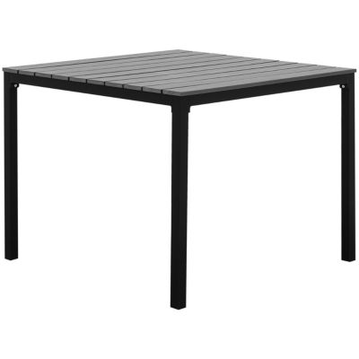 Table de salle à manger de jardin PRATO 95 cm 95 cm Gris