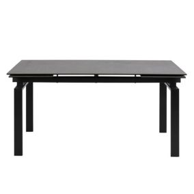 Table de salle à manger rectangulaire extensible en céramique L160/240 - HILDA