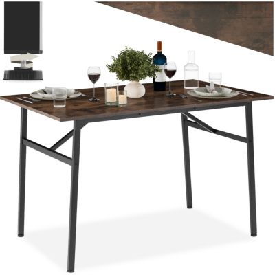 Table de salle à manger style industriel en Bois et Acier