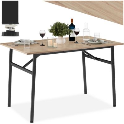 Table de salle à manger style industriel en Bois et Acier