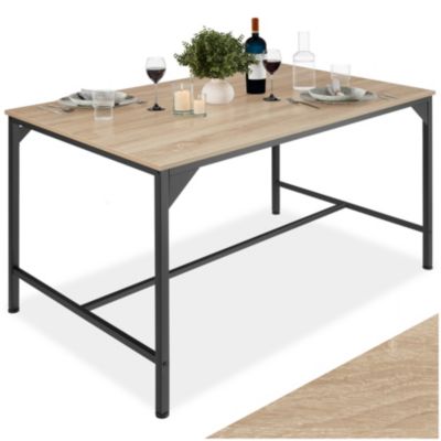 Table de salle à manger style industriel en Bois et Acier