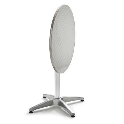 Table de terrasse inclinable ronde en aluminium  Oviala