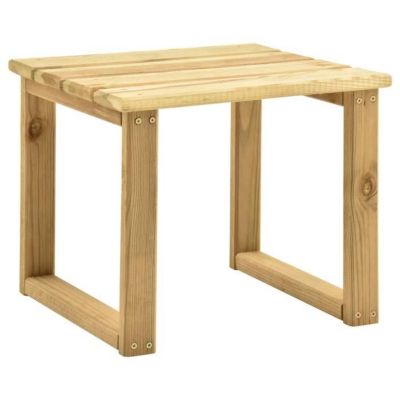 Table de transat - VIDAXL - Bois de pin imprégné - Vert - Rectangulaire - Extérieur
