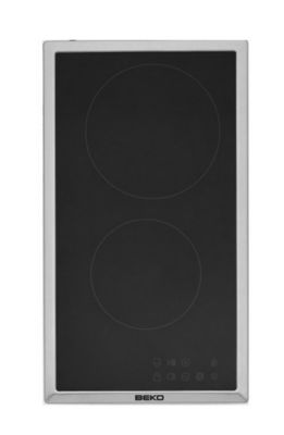 Table domino vitrocéramique 30cm 3000w noir Beko HDMC32400TX