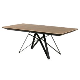 Table en bois extensible bois/métal L200/292 - SPIDER