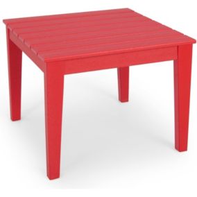 Table Enfants avec Structure Robuste Table Activités avec Surface Imperméable Table étude Polyvalente Rouge