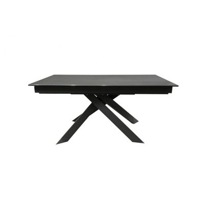 Table extensible 160 à 240 cm en céramique gris anthracite - SPIKE