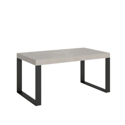 Table Extensible 160/420X90 Cm Tecno Premium Pieds Anthracite Cachemire