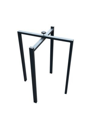 Table Extensible 160/420X90 Cm Tecno Premium Pieds Anthracite Cachemire