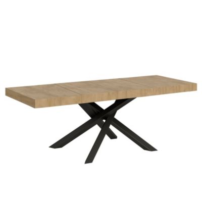 Table extensible 200/304x90 cm Volantis Premium chêne naturel pieds ...