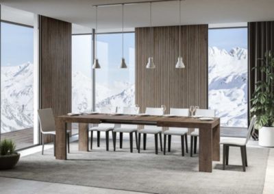 Table Extensible 200/460X90 Cm Roxell Noyer