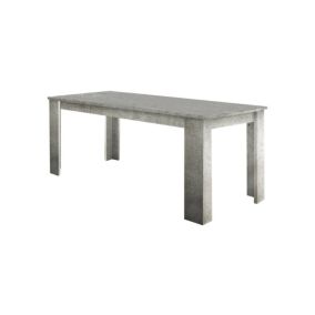 Table extensible Ddariv, Console extensible jusqu'à 12 places, Console extensible 100% Made in Italy, 160/210x90h75 cm, Ciment