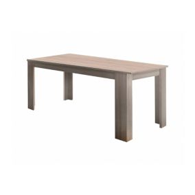 Table extensible Ddariv, Console extensible jusqu'à 12 places, Console extensible 100% Made in Italy, 160/210x90h75 cm, Orme nacré