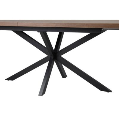 Table extensible KALVANO 160 à 200 cm Chene foncé Plateau 40 mm Design ...