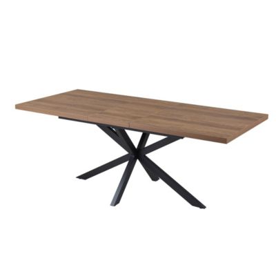Table extensible KALVANO 160 à 200 cm Chene foncé Plateau 40 mm Design ...