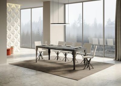 Table extensible PAXON Evolution 160 - Finition béton - 420 cm