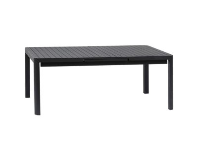 Table extensible rectangulaire en alu Paradize Graphite - 10/12 places - Hespéride