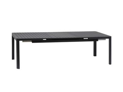 Table extensible rectangulaire en alu Paradize Graphite - 10/12 places - Hespéride