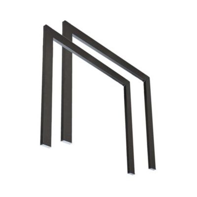 Table Extensible Volantis 140/400X90 Cm Pieds Béton Blanc