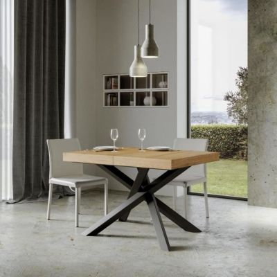 Table extensible - Volantis - Chêne Nature - 90x140/244 cm