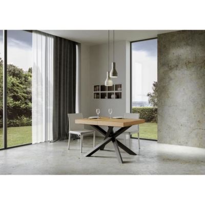 Table extensible - Volantis - Chêne Nature - 90x140/244 cm
