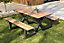 Table forestière moderne 150 cm - Vancouver 4 PERS DCB GARDEN
