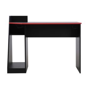 Table gaming pour PC Table noire rouge en bois design moderne avec accessoires